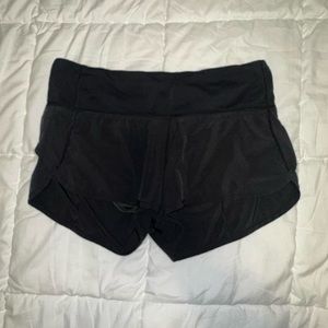 Lululemon Black Speed Up Shorts Size 6